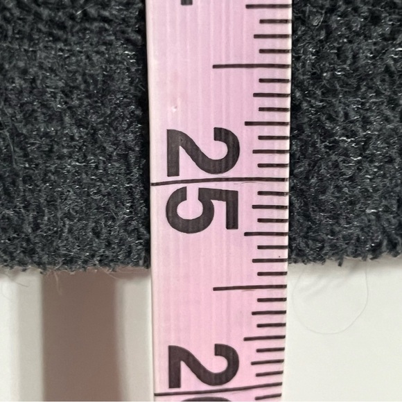 Croft Barrow Size Large Gray Snowflake Embroidered Fleece Zip Front Vest - Picture 6 of 11